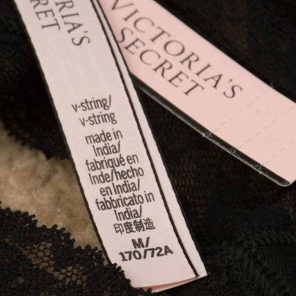 Victoria Secret Floral Lace V-String Panty - Picture 8 of 8